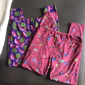2 LulaRoa Tall & Curvy Leggings